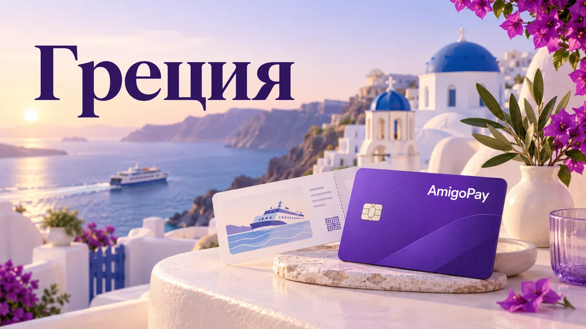 Онлайн-оплата греческих сайтов из России через AmigoPay
