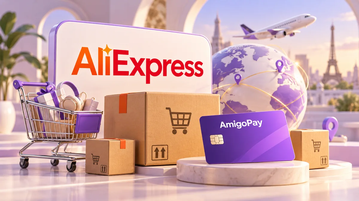 Оплата AliExpress из России через AmigoPay