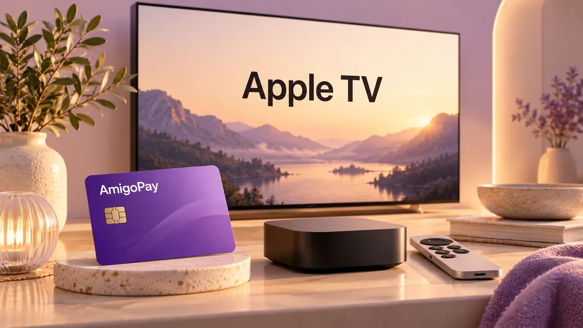 Как оплатить подписку Apple TV из России в 2026 году Оплата подписки Apple TV из России через AmigoPay
