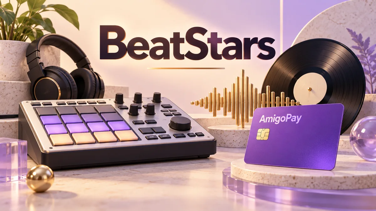 Покупка бита на BeatStars из России через AmigoPay