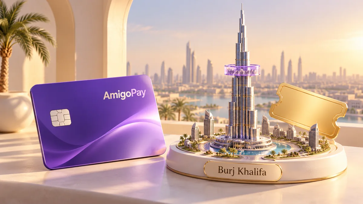 Билеты на Бурдж-Халифа в Дубае и карта AmigoPay