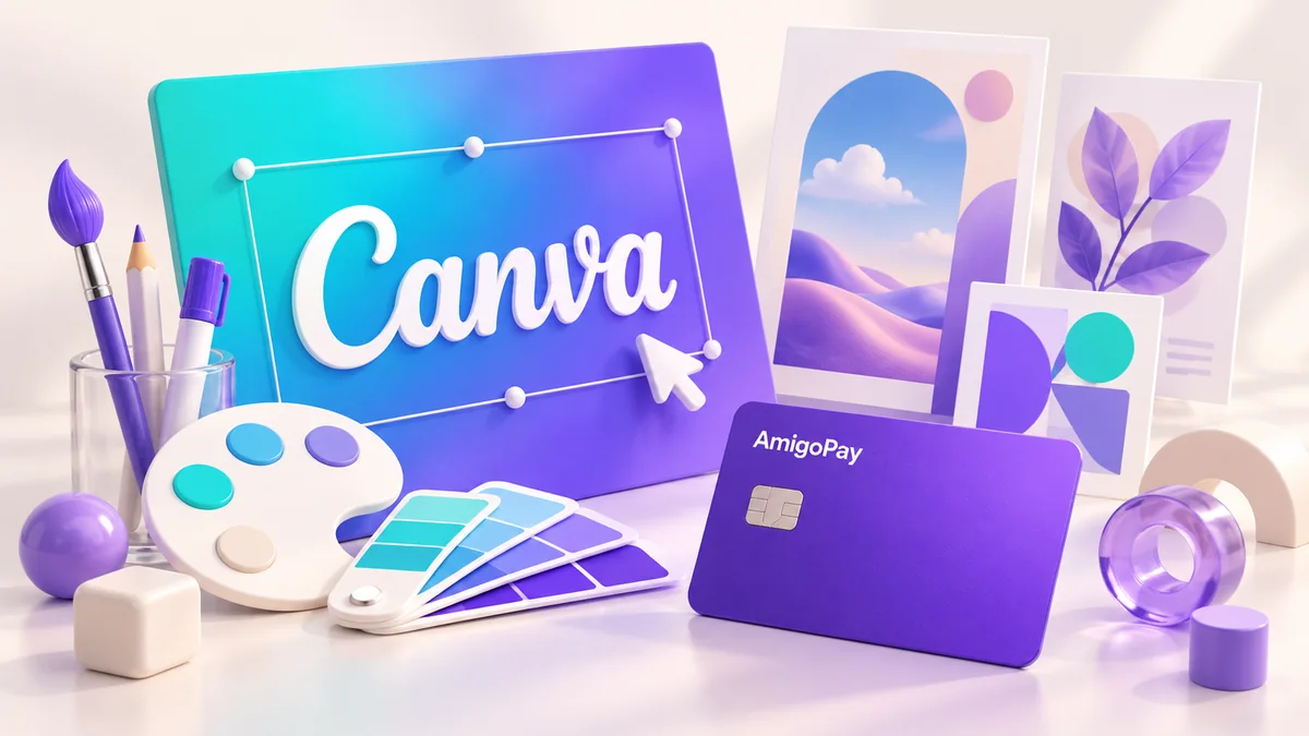Как оплатить Canva Pro из России в 2026 году Canva: дизайн и макеты и виртуальная карта AmigoPay