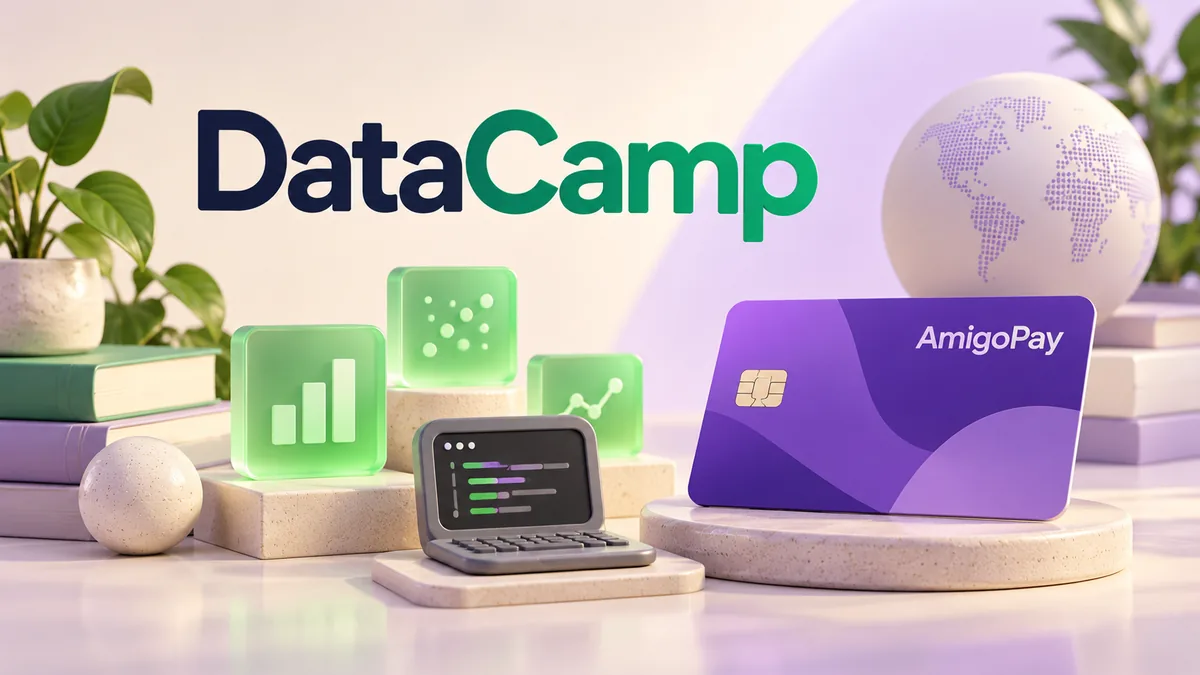 Оплата DataCamp из России с помощью AmigoPay