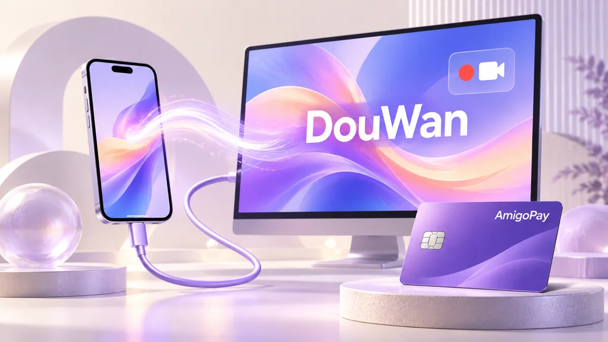 DouWan: трансляция экрана телефона и карта AmigoPay