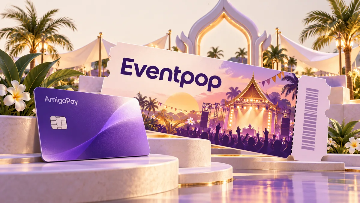 Eventpop: билет на фестиваль в Таиланде и карта AmigoPay