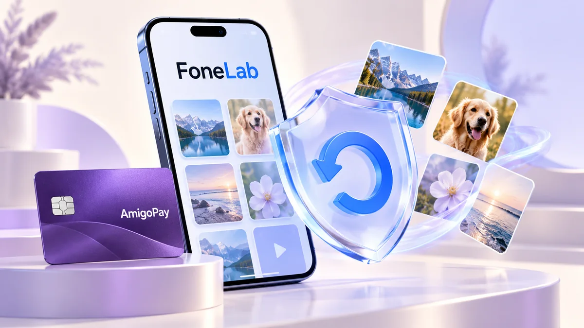 FoneLab: лицензия программы, телефон и карта AmigoPay