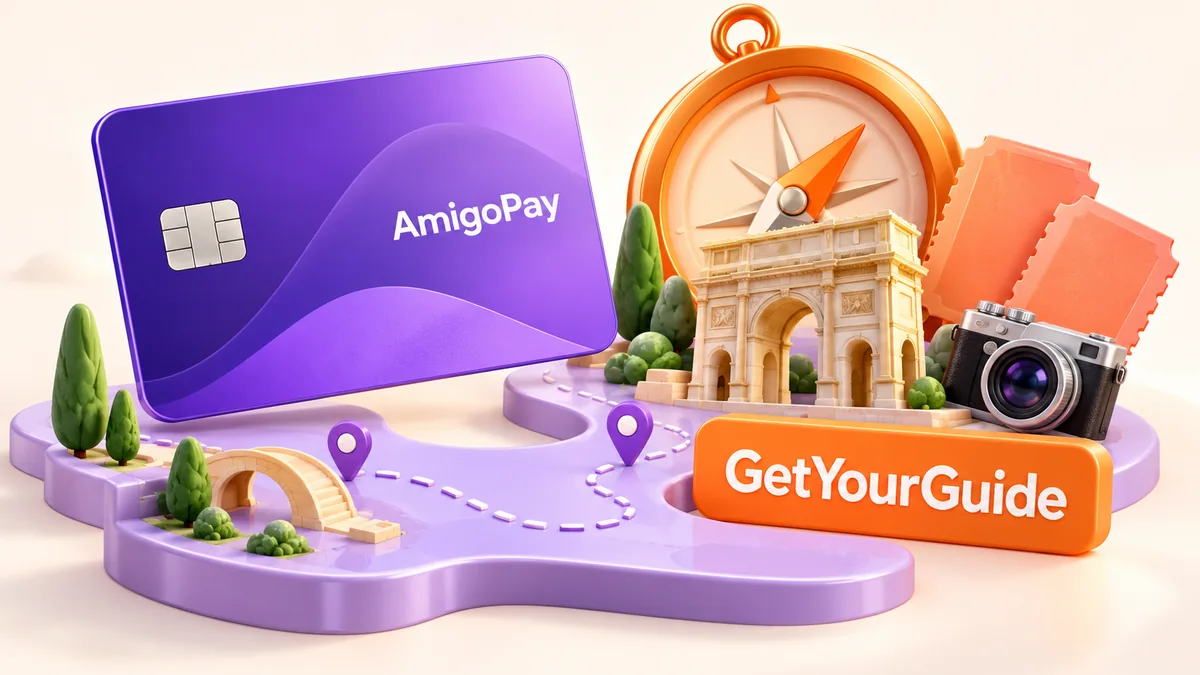 Оплата GetYourGuide: экскурсии, билеты и карта AmigoPay