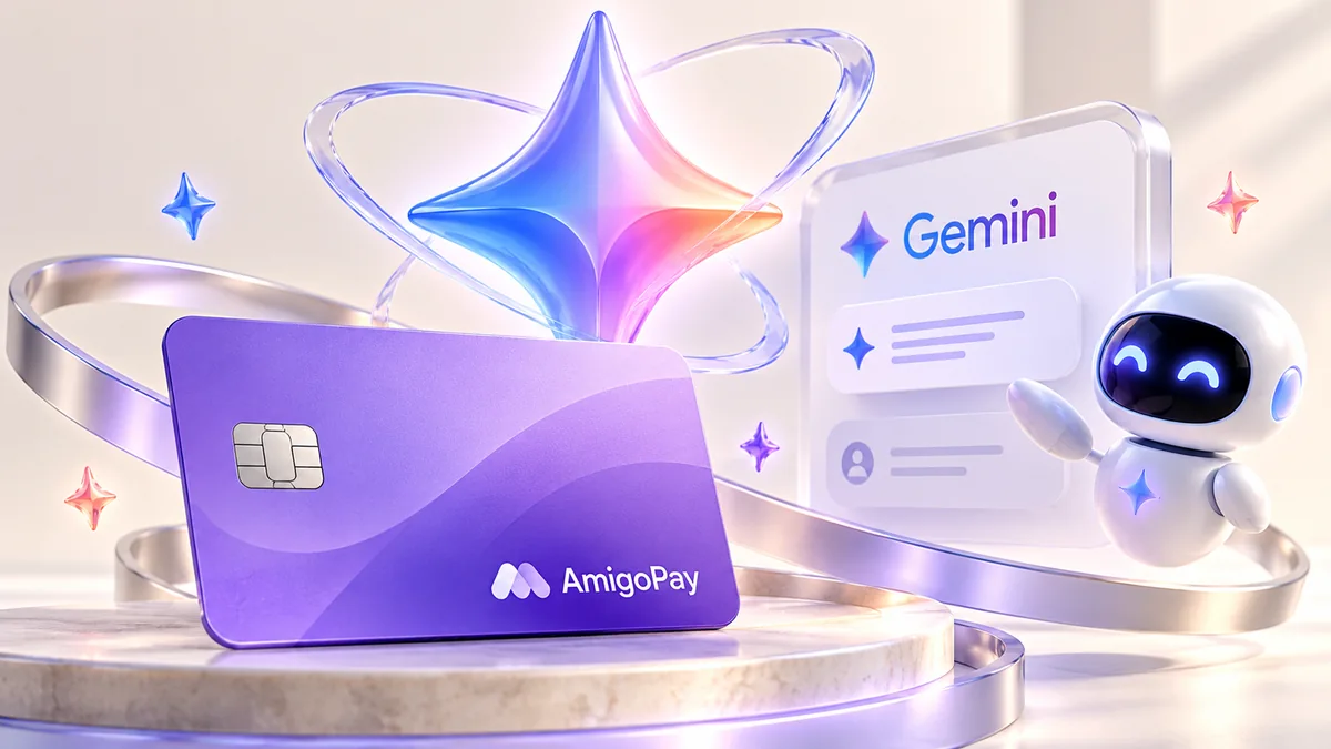 Оплата Gemini и Google AI: звезда нейросети и карта AmigoPay