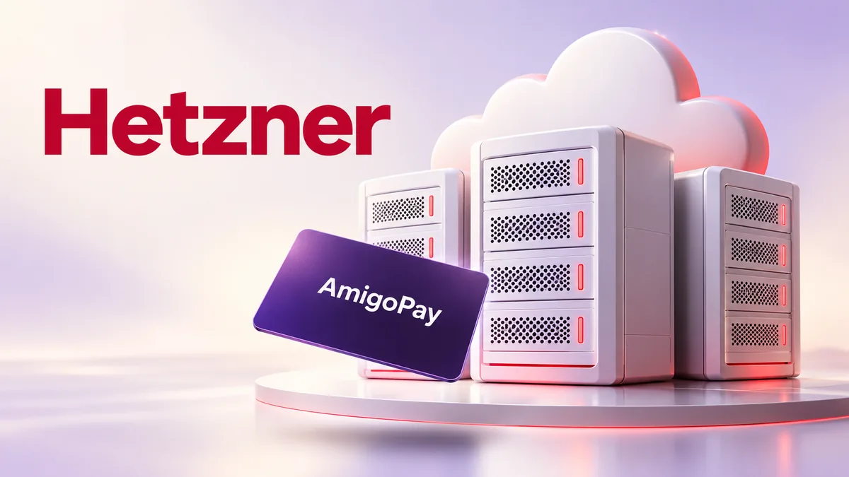 Оплата Hetzner из России через AmigoPay: серверы, облако и карта