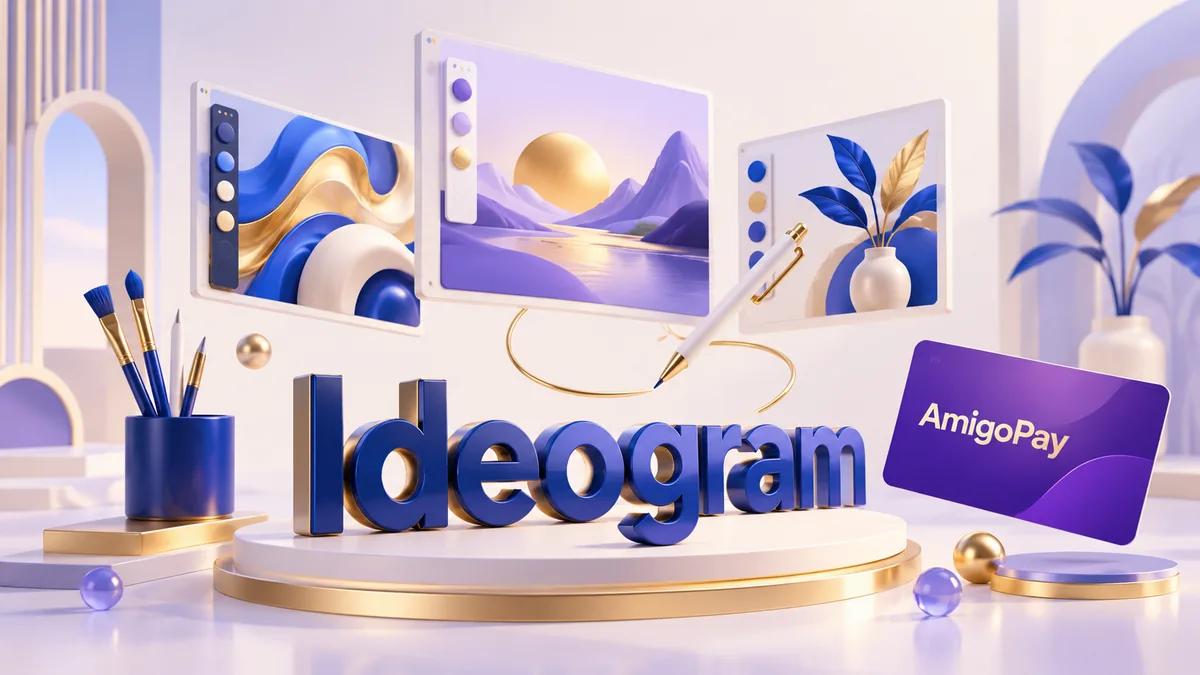 Оплата Ideogram: дизайнерские постеры, графический планшет и карта AmigoPay