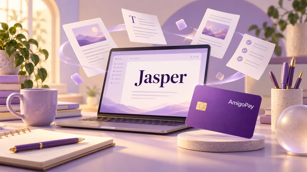 Как оплатить Jasper AI из России в 2026 году Оплата Jasper из России с помощью AmigoPay
