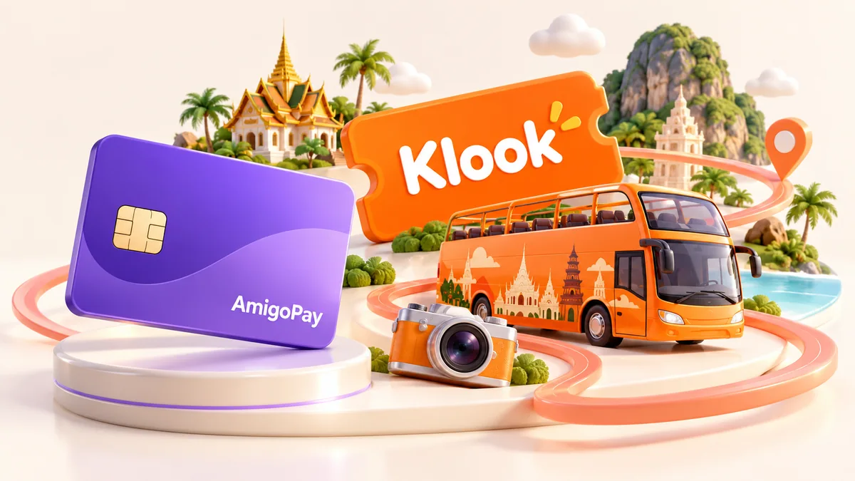 Оплата Klook: экскурсии, билеты и карта AmigoPay