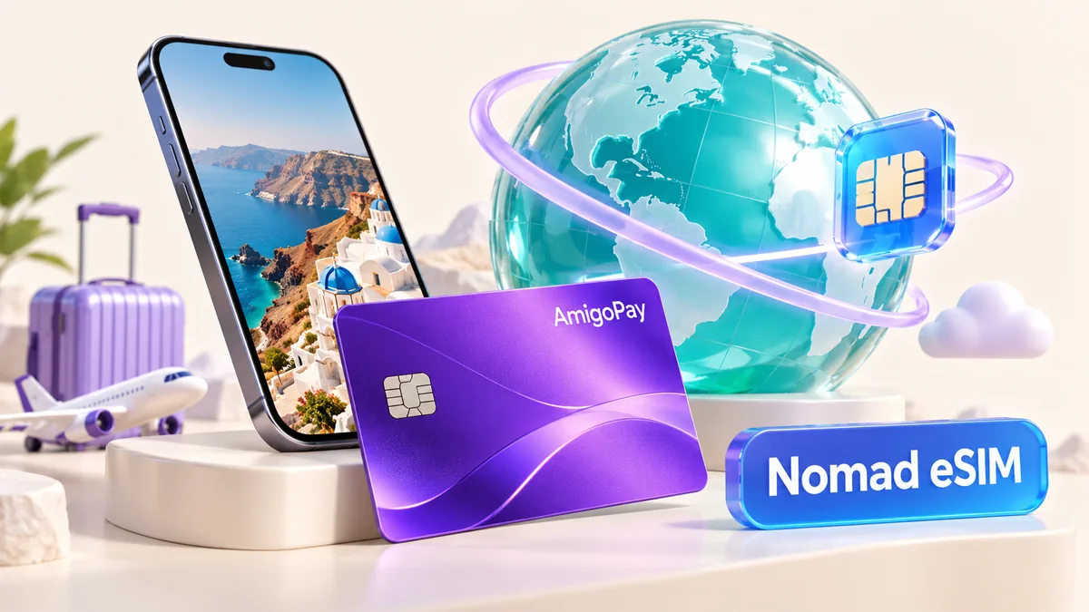 Как купить и оплатить Nomad eSIM из России Покупка Nomad eSIM: пакет интернета и карта AmigoPay