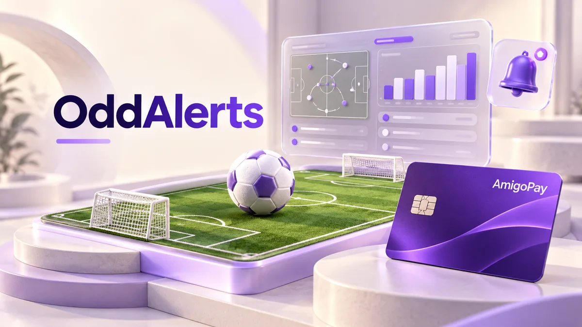OddAlerts: футбольная статистика, уведомления и карта AmigoPay