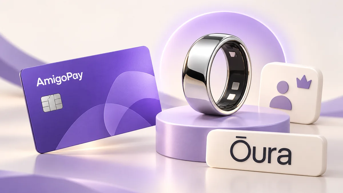 Оплата подписки Oura Ring: умное кольцо и карта AmigoPay