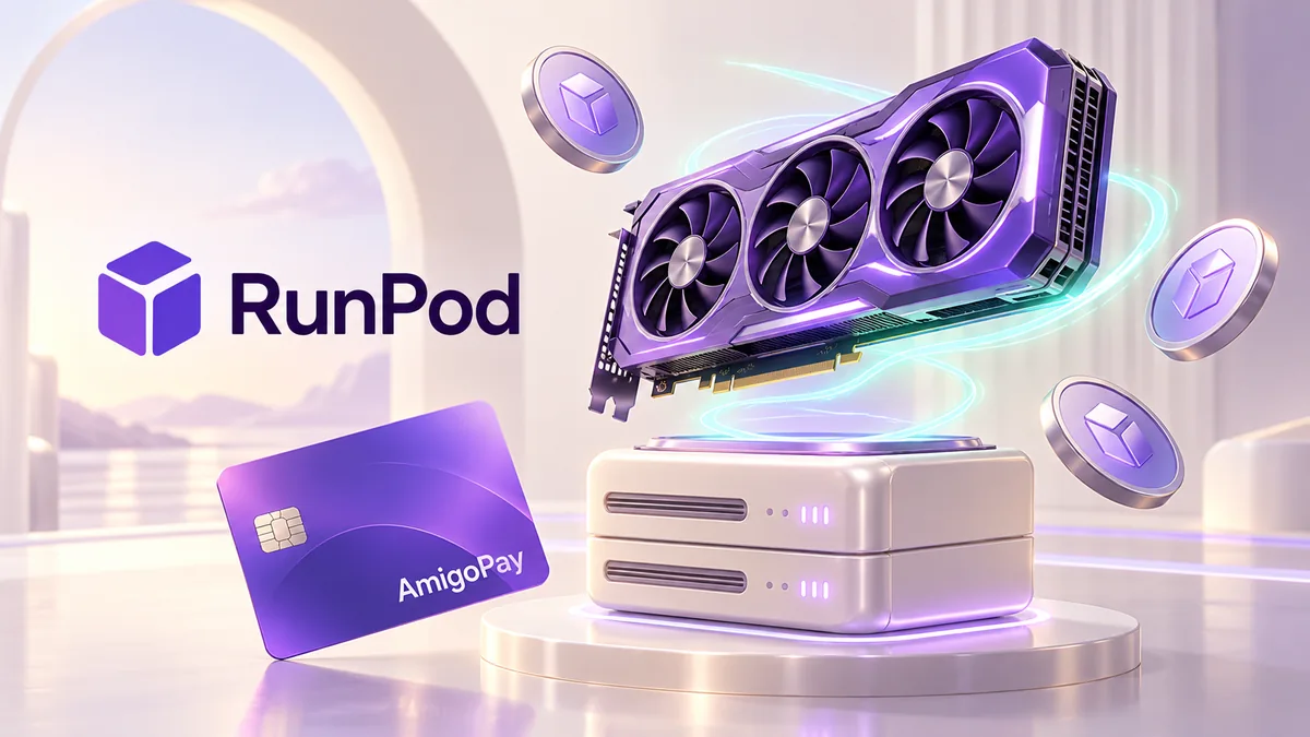 Пополнение RunPod: облачные GPU и карта AmigoPay