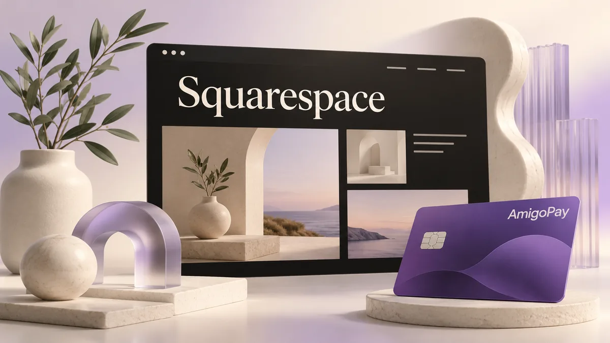 Оплата Squarespace из России с помощью AmigoPay