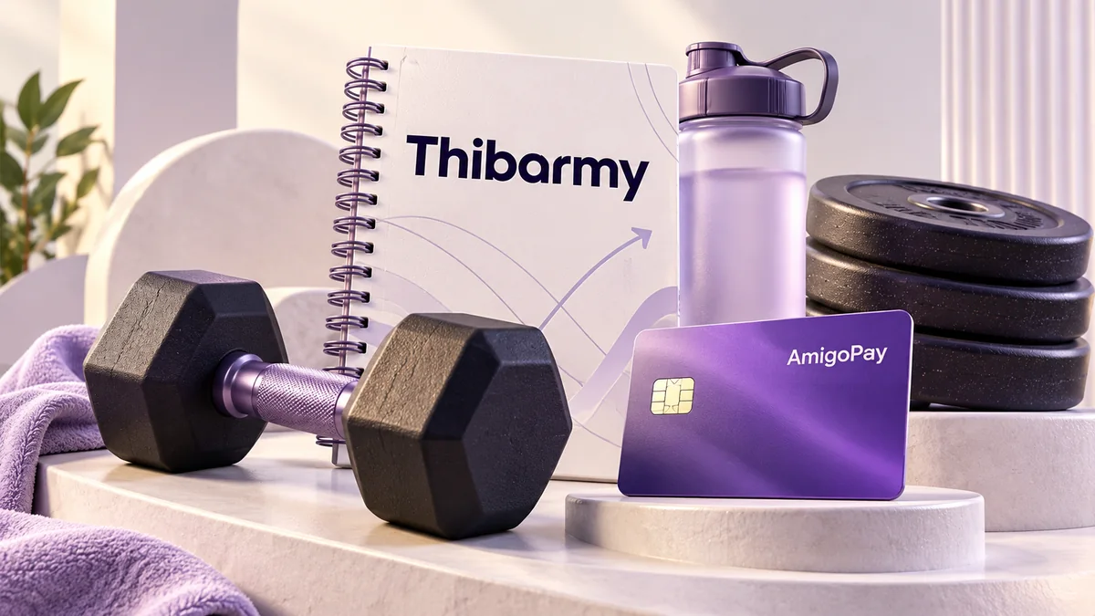 Thibarmy: программа тренировок, гантель и карта AmigoPay