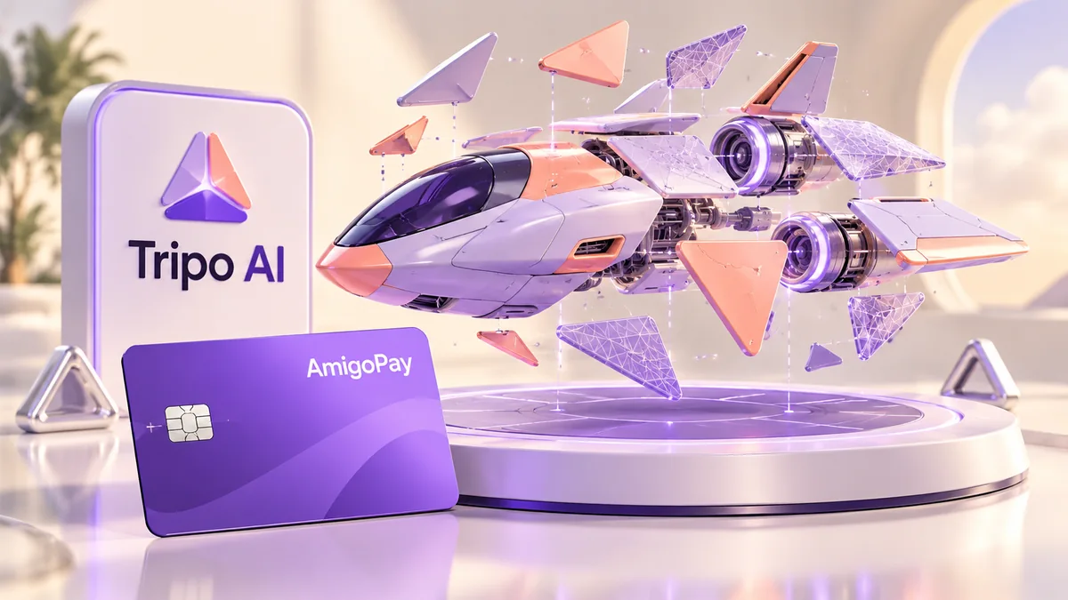 Подписка Tripo AI: как купить и оплатить из России Покупка подписки Tripo AI: 3D-модель и карта AmigoPay