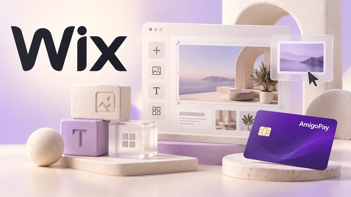Оплата Wix из России с помощью AmigoPay