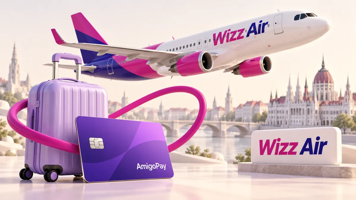 Оплата Wizz Air: самолёт, багаж и карта AmigoPay